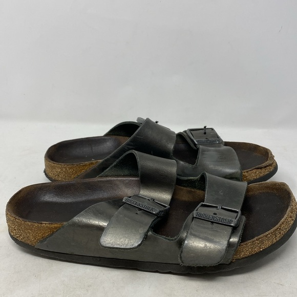 Birkenstock Arizona Sandals in Chrome - Picture 3 of 12